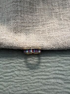 Kendra Scott Multicolor Baguette CZ Eternity Band